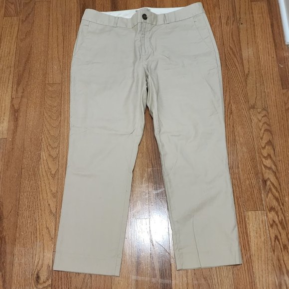 Banana Republic Tan Hampton Pant Size 14 - Picture 1 of 8